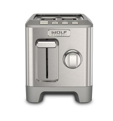 Wolf Gourmet® High-Performance 2 Slice Toaster (BRUSHED STAINLESS KNOB)