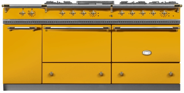 Lacanche Bligny classiy yellow range cooker