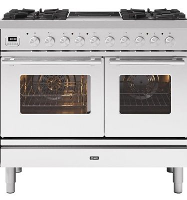 Ilve PD10IWE3SS 100cm Roma Mixed Fuel Range Cooker In Stainless Steel