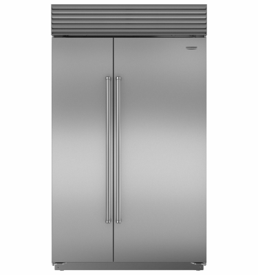 Sub-Zero ICBBI48SIDSPH 1219mm Side-By-Side Fridge-Freezer With Professional Handles – Internal Ice & Water