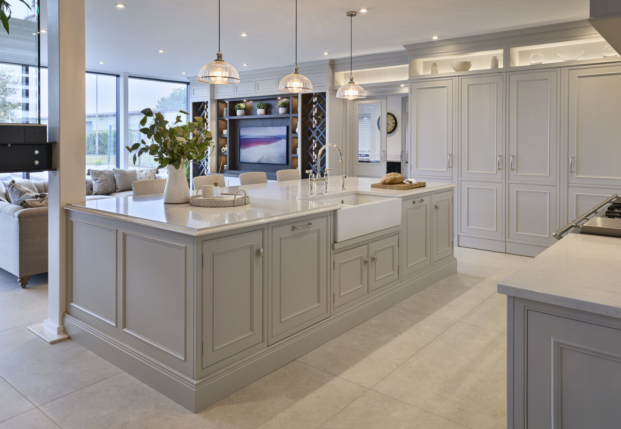 This Bespoke Kitchen Design is on display in our showroom near North Hykeham