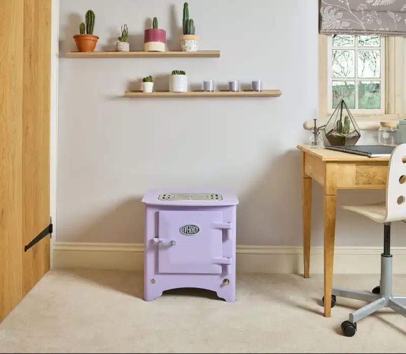Everhot Electric Stove Without Oven In lilac
