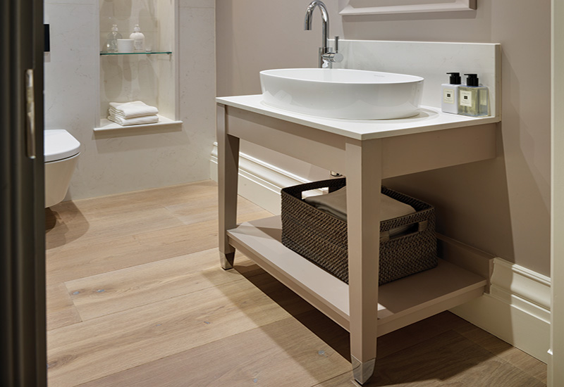 Acorn House Bathroom vanity unit third feature image