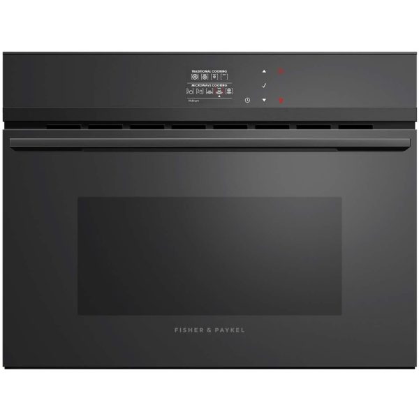 Fisher Paykel OM60NDBB1 60cm Black Combination Microwave Oven